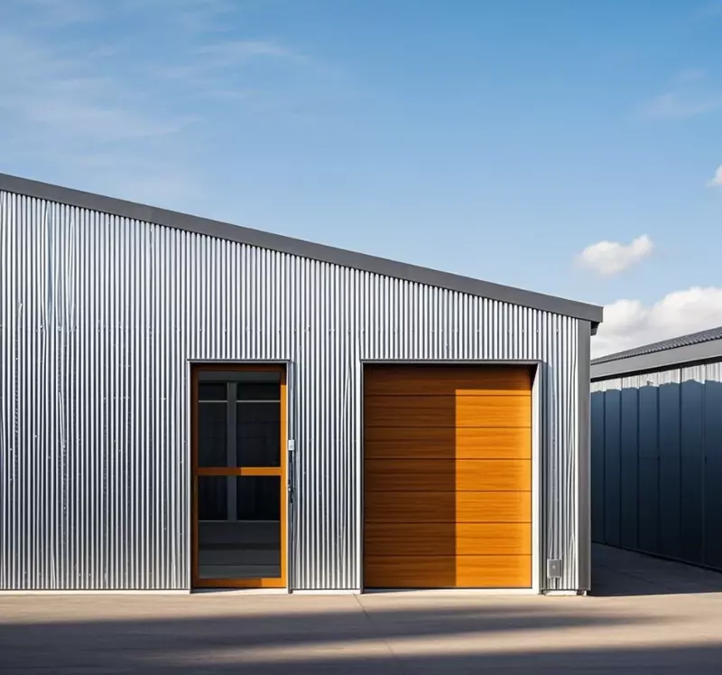 Metal Workshop with Windows