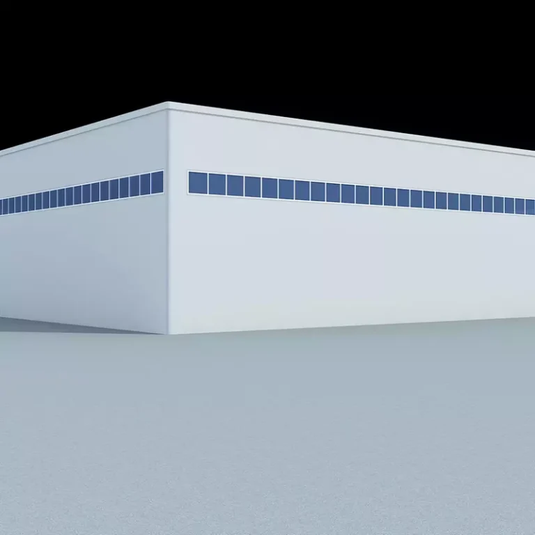 Prefab Workshop with Apartment