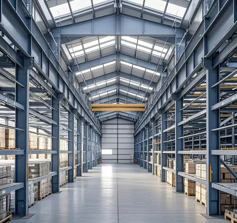 50000 Sq Ft Steel Warehouse