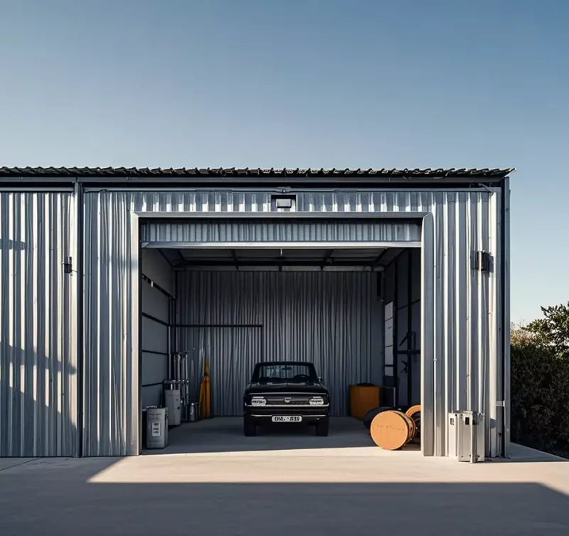 Steel Garage Workshop